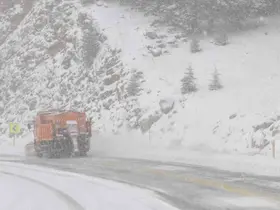 Antalya-Konya kara yolunda kar yağışı aralıklarla devam ediyor
