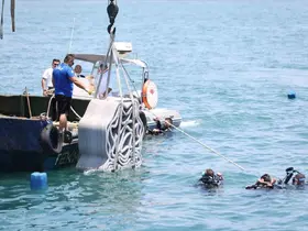 Antalya’da 3D yazıcıyla üretilen yapay resifler denizle buluştu

