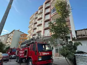 Antalya’da balkonda çıkan yangın korkuttu

