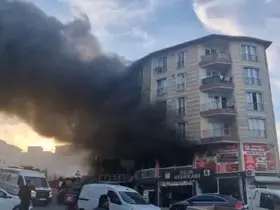 Arnavutköy’de restorandaki yangın korkuttu
