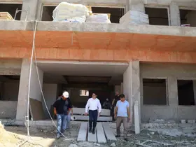 Arsuz TOKİ’de okul inşaatlarında çalışmalar sürüyor
