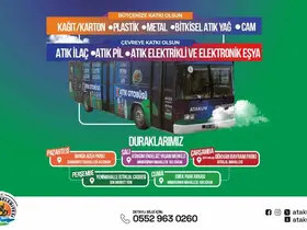 Atakum Belediyesi "Katık Otobüsü" sıfır atıkla doğayı korumaya devam ediyor
