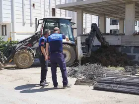 Atakum’da kurallara uymayan inşaat firmalarına uyarı
