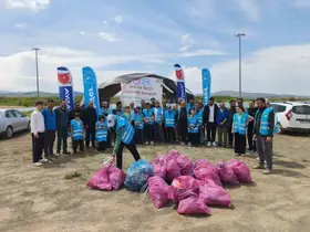 Avrasya Federasyonu’ndan Kale Salkımlı’da kıyı temizliği
