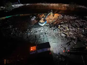 Ayazağa’da devam eden yıkım çalışması dronla havadan görüntülendi
