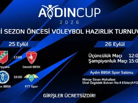 Aydın Cup 2026 için geri sayım başladı
