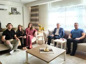 Aydın İl Emniyet Müdürü Karaduman şehit ailesini yalnız bırakmadı

