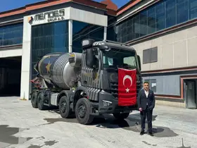 Aydınlı işadamından Solo Türk’e  beton mikserli teşekkür
