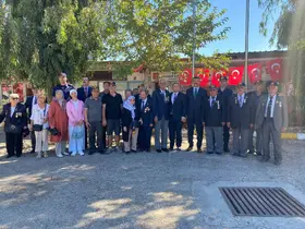 Ayvalık’ta Kaymakam Cimşit’ten gazilere nazik ziyaret
