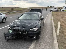 Babaeski’de iki otomobil çarpıştı: 1 yaralı
