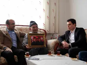 Babalar gününde şehit aileleri unutulmadı
