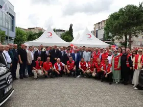 Bafra’da Kızılay kan alma birimi açılışı
