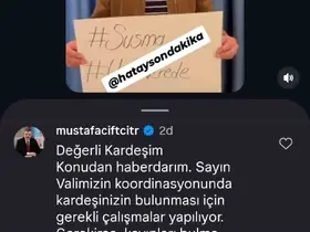 Bakan Çiftçi’den kardeşi kayıp vatandaşa yanıt: "Süreci yakından takip ediyorum"
