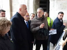 Bakan Ersoy, Malatya’da onarımı süren kültür varlıklarını inceledi
