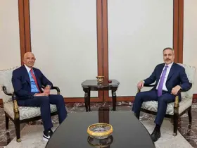 Bakan Fidan, ABD Suriye Özel Temsilcisi Barrack’ı kabul etti
