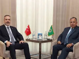 Bakan Fidan, Arap Birliği Genel Sekreteri Fehmi ile görüştü
