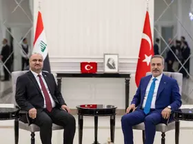 Bakan Fidan, Irak Devlet Bakanı Ağaoğlu ile bir araya geldi
