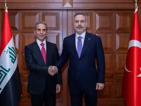 Bakan Fidan, Irak Yüksek Yargı Konseyi Başkanı Zeydan’ı kabul etti
