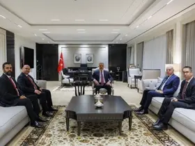 Bakan Fidan, ITC Başkanı Ağaoğlu’nu kabul etti
