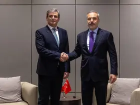 Bakan Fidan, Karadağlı mevkidaşı ile bir araya geldi
