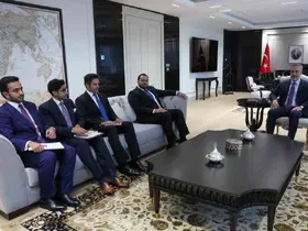Bakan Fidan, Katarlı mevkidaşı Al-Khulaifi ile bir araya geldi
