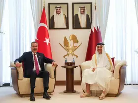 Bakan Fidan, Katarlı mevkidaşı Al Thani ile görüştü