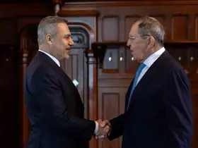 Bakan Fidan, Lavrov ile baş başa görüştü