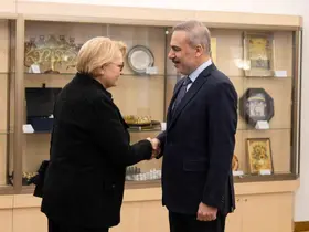 Bakan Fidan, Litvanya Meclis Başkan Yardımcısı Budbergyt ile görüştü
