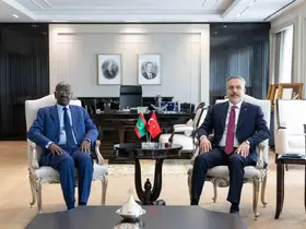 Bakan Fidan, Moritanyalı mevkidaşı Merzoug ile görüştü
