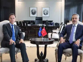 Bakan Fidan, NATO Genel Sekreteri Rutte ile görüştü