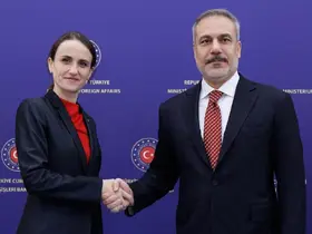 Bakan Fidan, Roman mevkidaşı ile görüştü