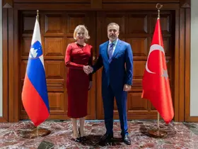 Bakan Fidan, Slovenya Ulusal Meclisi Başkanı Zupançiç ile görüştü
