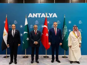 Bakan Fidan, Türkiye-Mısır-Pakistan-Suudi Arabistan Dışişleri Bakanları Toplantısı’na ev sahipliği yaptı
