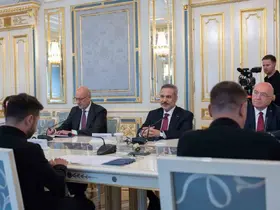 Bakan Fidan, Ukrayna Devlet Başkanı Zelenskiy ile bir araya geldi
