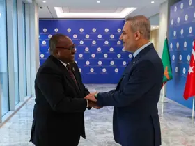 Bakan Fidan, Zambiya Dışişleri Bakanı Haimbe ile bir araya geldi
