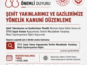 Bakan Göktaş: "Terörle mücadelede malul sayılmayan vatandaşların başvuruları 1 Eylül’de başlıyor"
