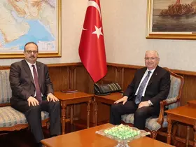 Bakan Güler, Ankara Valisi Canbolat’ı kabul etti
