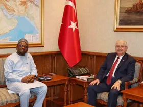 Bakan Güler, Gana’nın Ankara Büyükelçisi Nasiru-Deen’i kabul etti
