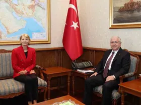 Bakan Güler, İngiltere’nin Ankara Büyükelçisi Morris’i kabul etti
