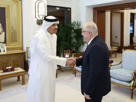 Bakan Güler, Katar Dışişleri Bakanı Al Thani ile görüştü
