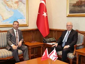 Bakan Güler, KKTC Dışişleri Bakanı Ertuğruloğlu ile bir araya geldi