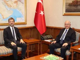 Bakan Güler, Macaristan’ın Ankara Büyükelçisi Matis’i kabul etti