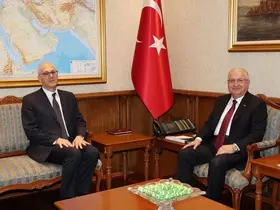 Bakan Güler, Mısır Büyükelçisi El Şeyh’i kabul etti