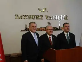 Bakan Güler ve Bakan Bak Bayburt’ta
