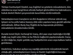 Bakan Gürlek: "İnanç ve dini değerler, hiçbir şekilde suç faaliyetlerinin aracı veya kalkanı haline getirilemez"
