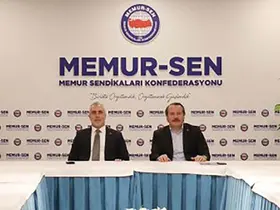 Bakan Işıkhan, Memur-Sen’i ziyaret etti
