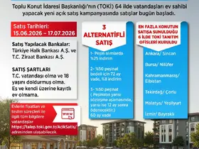 Bakan Kurum: "TOKİ açık satış kampanyası bugün başlıyor"
