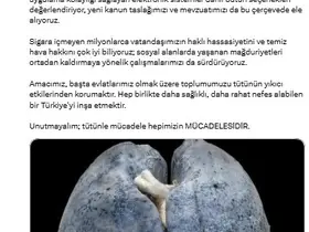 Bakan Memişoğlu: "Tütün ürünlerinin bedenimizde bıraktığı tahribat sadece bireysel bir tercih değil, toplum olarak taşıdığımız ortak bir yüktür"
