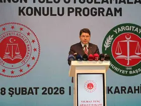 Bakan Tunç: "2025’de 11 milyon 779 bin 741 derdest dosya bulunurken, 14 milyon 41 bin 279 dosyada karar verildi"
