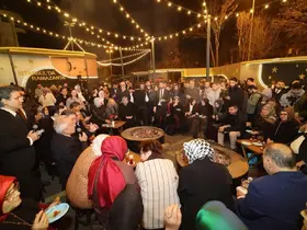 Bakanlar vatandaşlarla ateş başında sohbet etti
